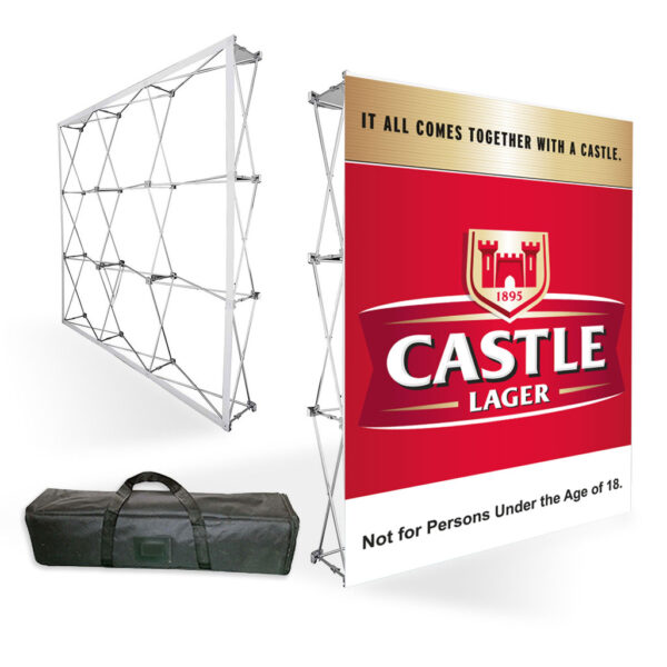 Banner Wall Frame & Bag 3000m x 2250m