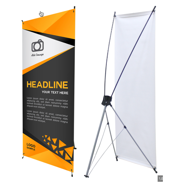 X Stand Banner 60cm x 160mm
